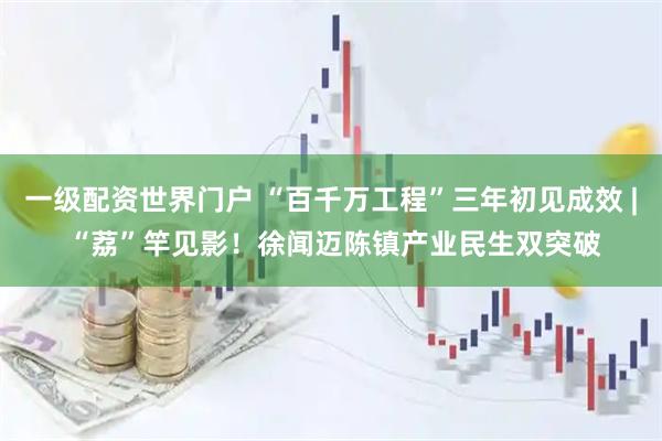 一级配资世界门户 “百千万工程”三年初见成效 | “荔”竿见影!徐闻迈陈镇产业民生双突破