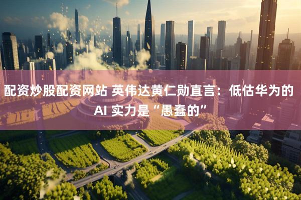 配资炒股配资网站 英伟达黄仁勋直言：低估华为的 AI 实力是“愚蠢的”
